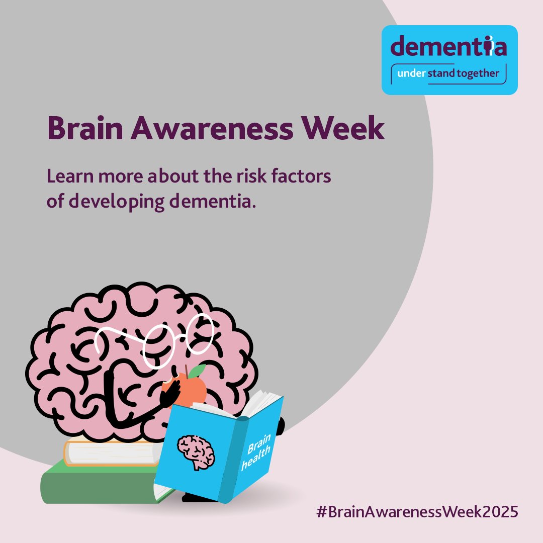 The Alzheimer Society of Ireland (@alzheimersocirl) on Twitter photo It’s #BrainAwarenessWeek2025 and the theme is #Focusonthebrain. Our brains are incredible and can adapt, so it’s never too late to care for your #brainhealth. Small lifestyle changes can make a big difference. Learn more: ow.ly/bvoy50VcV3o. <a href="/dementia_office/">National Dementia Services</a> It’s #BrainAwarenessWeek2025 and the theme is #Focusonthebrain. Our brains are incredible and can adapt, so it’s never too late to care for your #brainhealth. Small lifestyle changes can make a big difference. Learn more: ow.ly/bvoy50VcV3o. <a href="/dementia_office/">National Dementia Services</a>