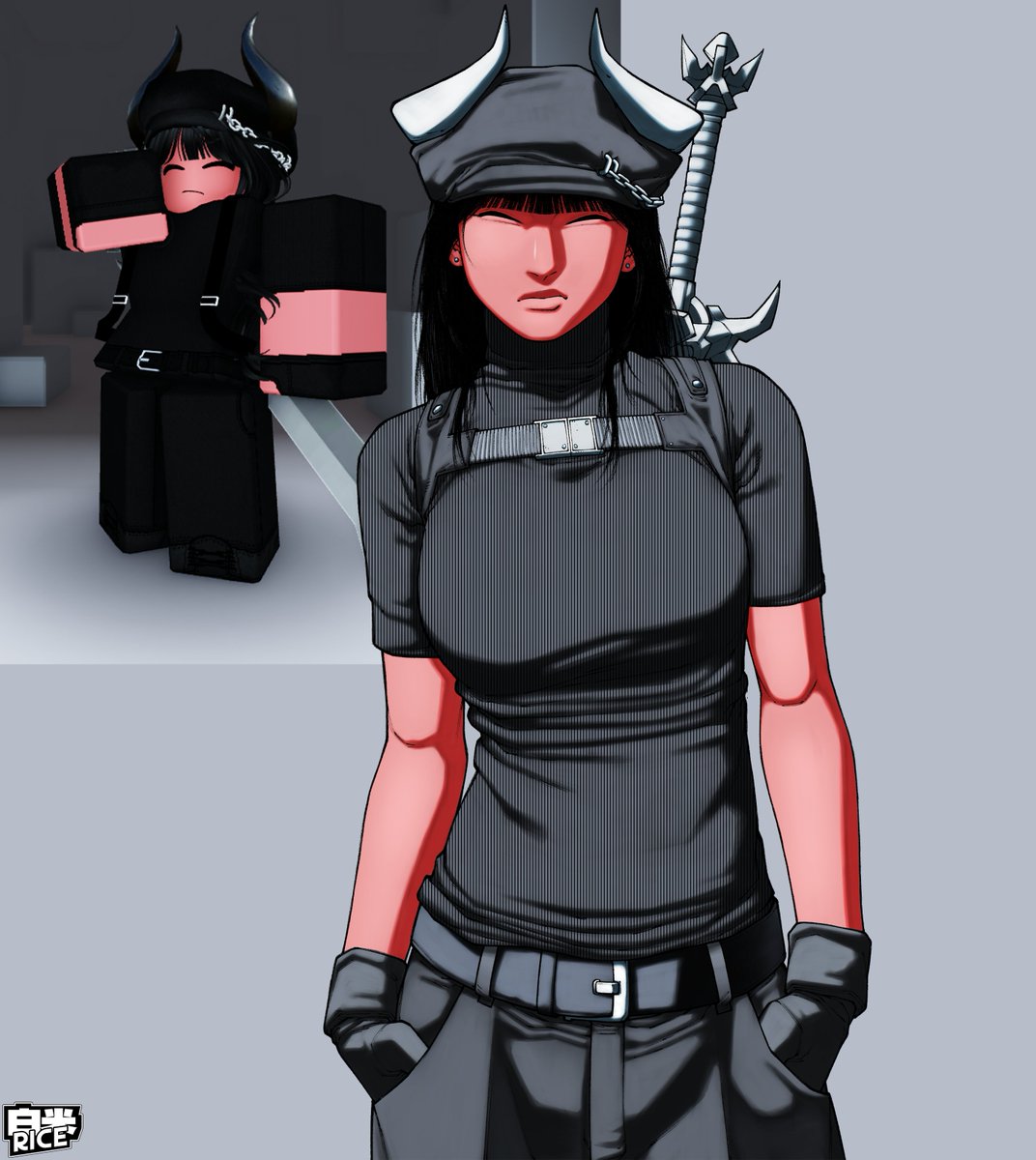 Drew my friend's roblox avatar

[ #art #drawing #robloxart #RobloxDev #ArtistOnTwitter ]