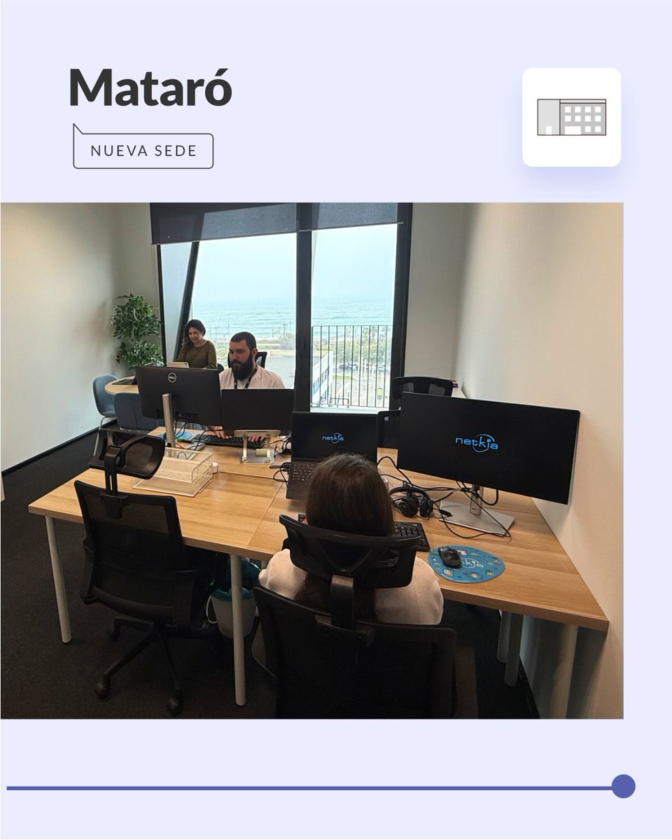🚀 ¡Netkia crece y aterriza en Mataró! 

Nueva oficina en el Tecnocampus de Mataró para estar más cerca de sectores clave como seguridad privada, TI y logística.

 Más accesibles, más conectados. ¡Descubre cómo podemos ayudarte! 🔗 netkia.es/netkia-amplia-…
