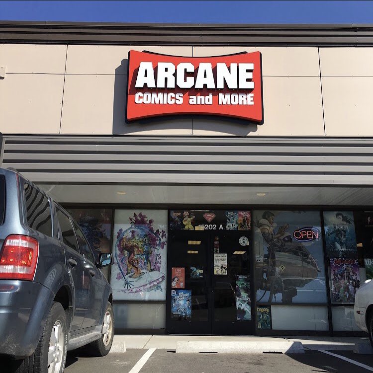 We made it to <a href="/ArcaneComics/">Arcane Comics & More</a> in Shoreview, WA for the <a href="/GregandFake/">Fake Petre</a> signing for their new <a href="/fantagraphics/">Fantagraphics</a> hardcover collection of #santossisterscomic. While there, we dropped off a pile of our fake #chicktract #lifesajoke. Pick one up for free!