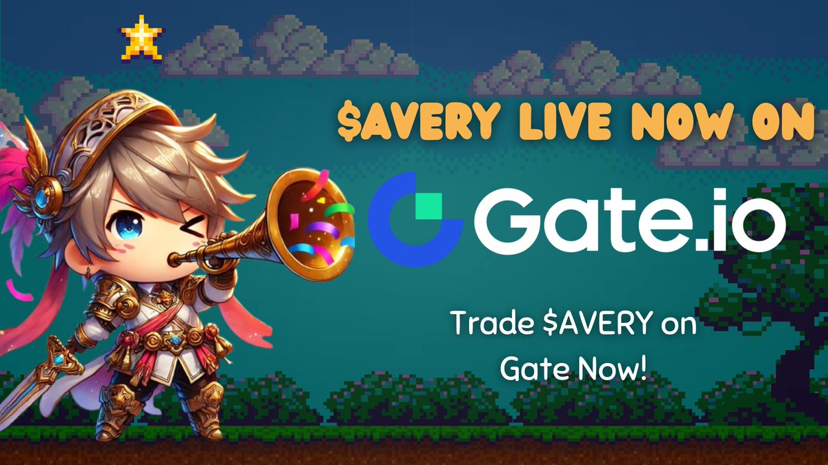 🚀 AVERY is now live on Gate.io! 🚀

The AVERY/USDT trading pair is officially listed! 🎮✨

👉Join the Web3 gaming revolution &amp; trade now: gate.io/trade/AVERY_US…

#AveryGames #AVERY #Gateio #Crypto #BlockchainGaming