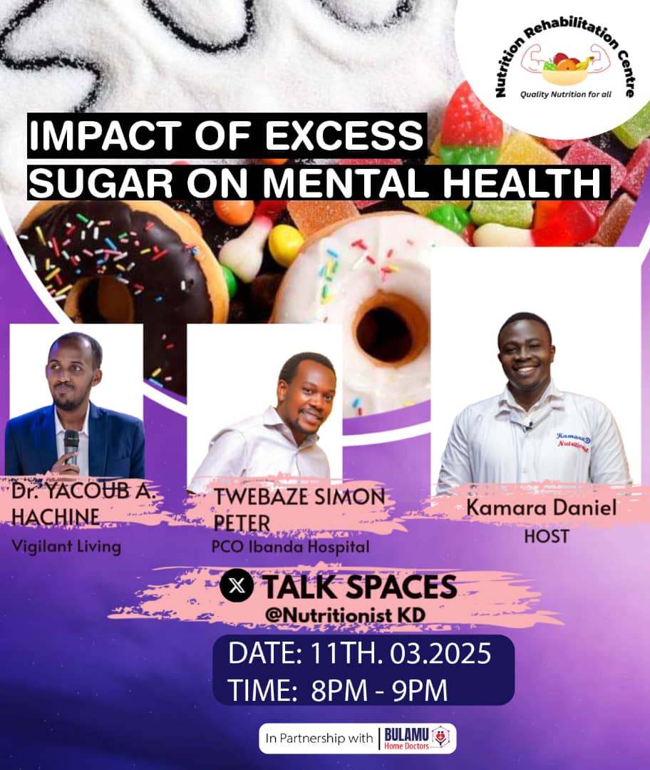 Kamara Daniel (@nutritionistkd) on Twitter photo 8️⃣th X Spaces Alert ⚠️ 📢 #90DayZeroSugarChallenge
🩵Impact of Excess Sugar on Mental Health
Tonight 8-9pm <a href="/NutritionistKD/">Kamara Daniel</a>.
Use this link
x.com/i/spaces/1zqJV…
Share to more 5 friends 🧡
#NutritionCommandCentre | #NutritionistKD 8️⃣th X Spaces Alert ⚠️ 📢 #90DayZeroSugarChallenge
🩵Impact of Excess Sugar on Mental Health
Tonight 8-9pm <a href="/NutritionistKD/">Kamara Daniel</a>.
Use this link
x.com/i/spaces/1zqJV…
Share to more 5 friends 🧡
#NutritionCommandCentre | #NutritionistKD
