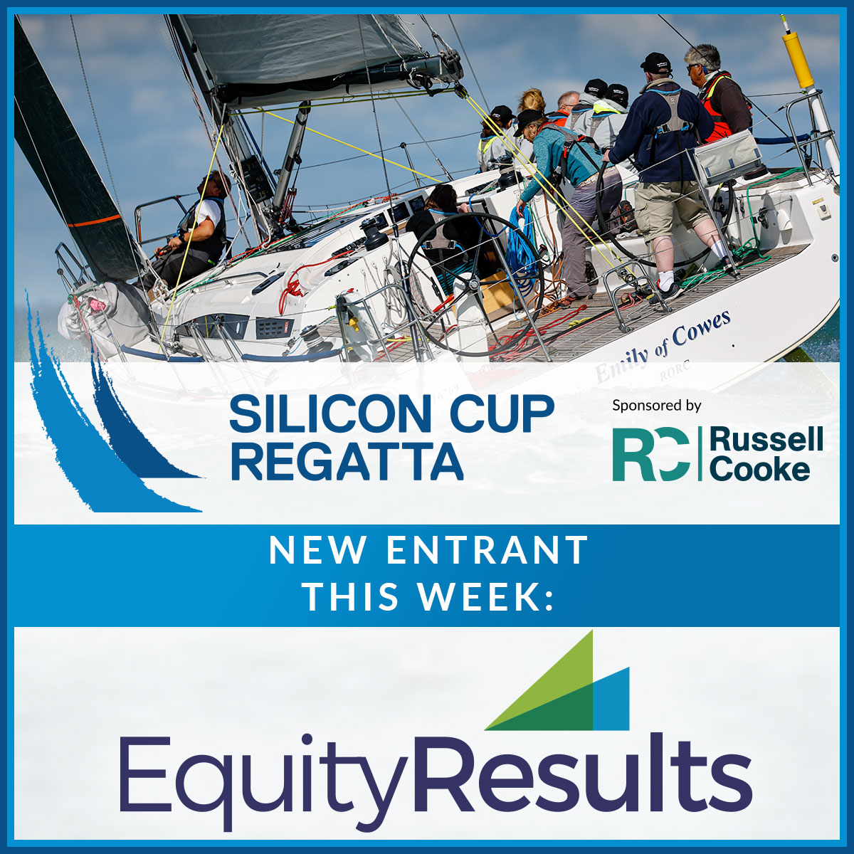 Welcome back to #TheSiliconCup Equity Results! Last year, Equity Results came 2nd in the Prometheus 41 class .... can they claim the top spot this year?! 

#TheSiliconCup - the UK's largest #IT #networking and #fundraising #regatta. Find out more: bit.ly/3RUn7MB
