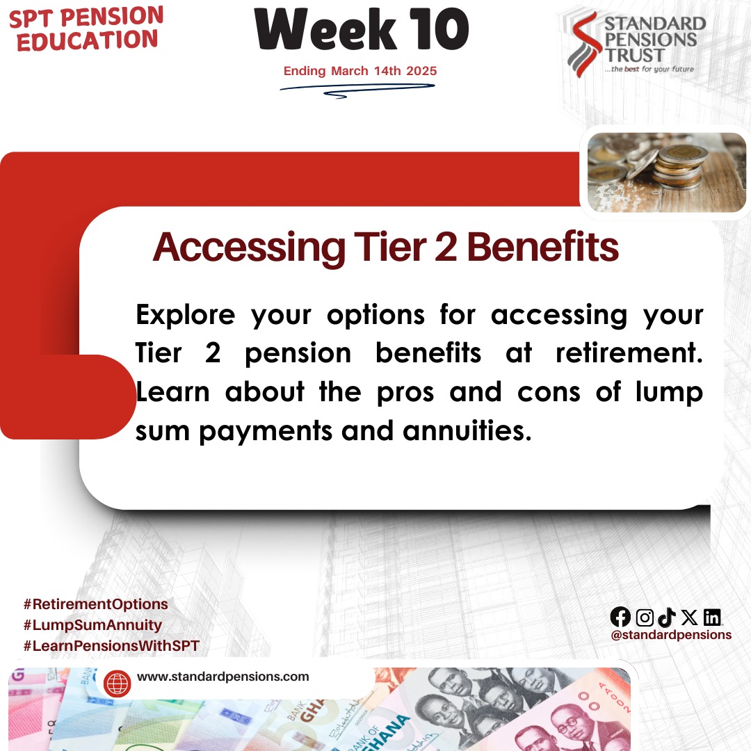 standardpension's tweet photo. #RetirementOption LumpSumAnnuity #LearnPensionsWith SPT
#SecureYourFuture
#RetirementPlanning#FinancialSecurity
#Tier2Pension#PensionBenefit #RetirementFunds #FutureWealth#PlanForTomorrow #WealthForLife#SmartInvestments#PensionsMadeEasy https://t.co/58VZmqUguq