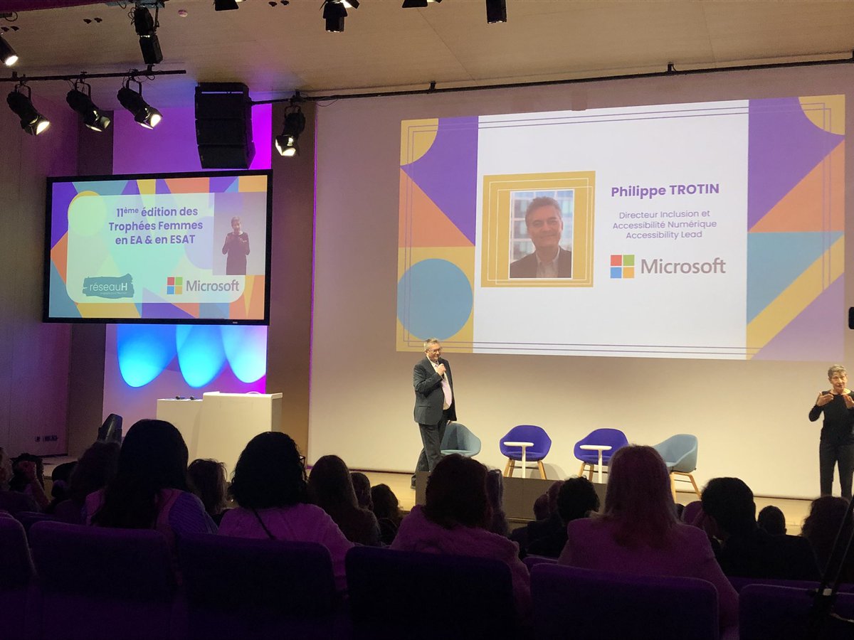 La journée des Trophées des Femmes en EA et ESAT de <a href="/handireseau/">réseauH®</a> réseauH® débute par une belle matinée d’ateliers. La première candidate de la Fondation ANAIS Séverine de l’ESAT de Tours est dans la place chez <a href="/microsoftfrance/">Microsoft France</a> !!