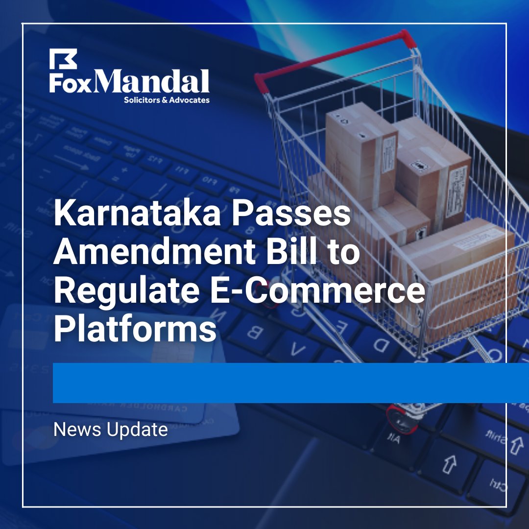 foxmandalindia's tweet image. In a major development, the State Assembly has passed the Karnataka Agricultural Produce Marketing (Regulation and Development) (Amendment) Bill, 2025, bringing #ecommerceplatforms under its regulatory framework.

#amendmentbill #legalupdate #karnataka #foxmandal