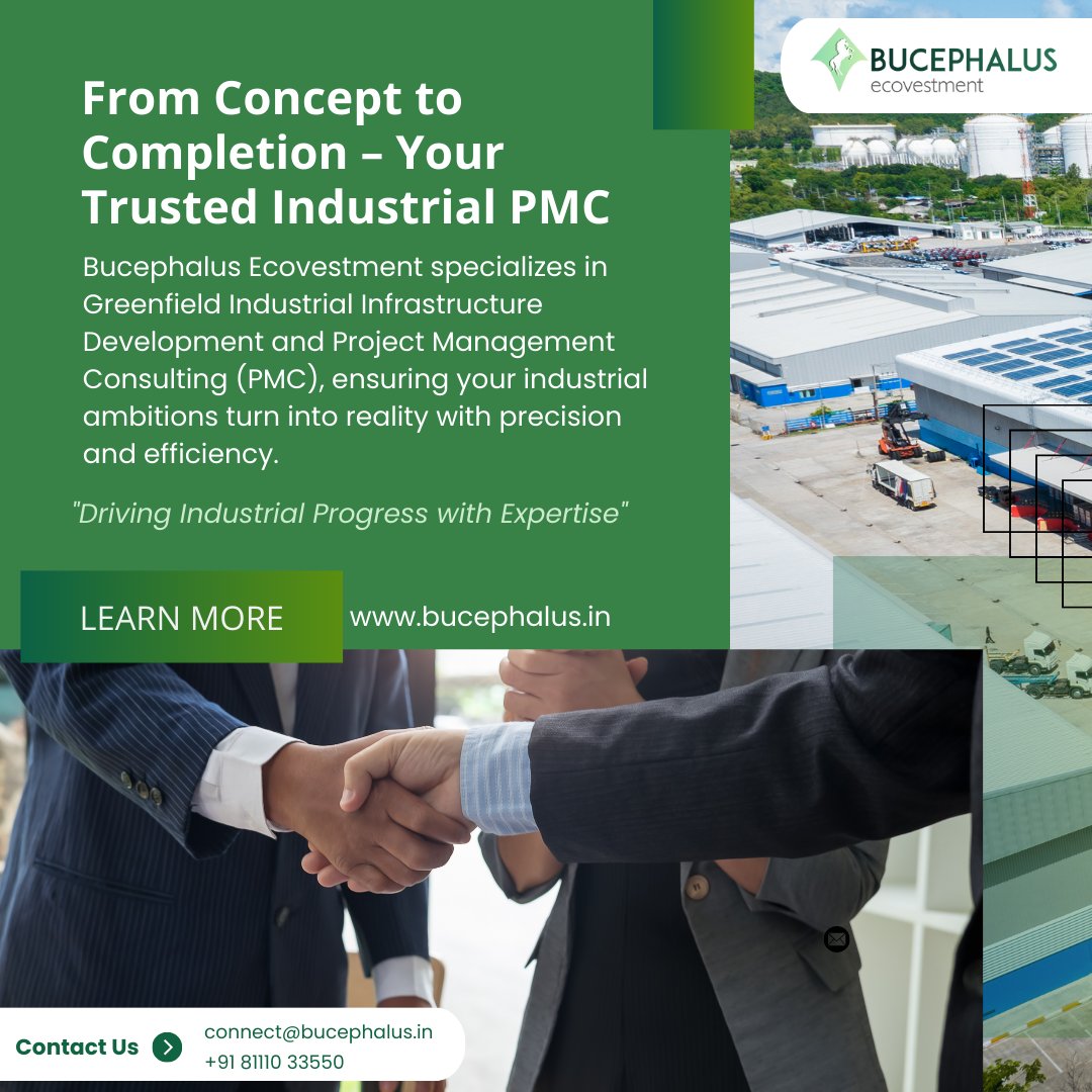 Bucephalus_Eco's tweet photo. From Concept to Completion – Your Trusted Industrial PMC
Contact us: connect@bucephalus.in | +91 81110 33550
#IndustrialDevelopment #ProjectManagement #GreenfieldProjects #SustainableIndustry https://t.co/pZk0xnCeKI