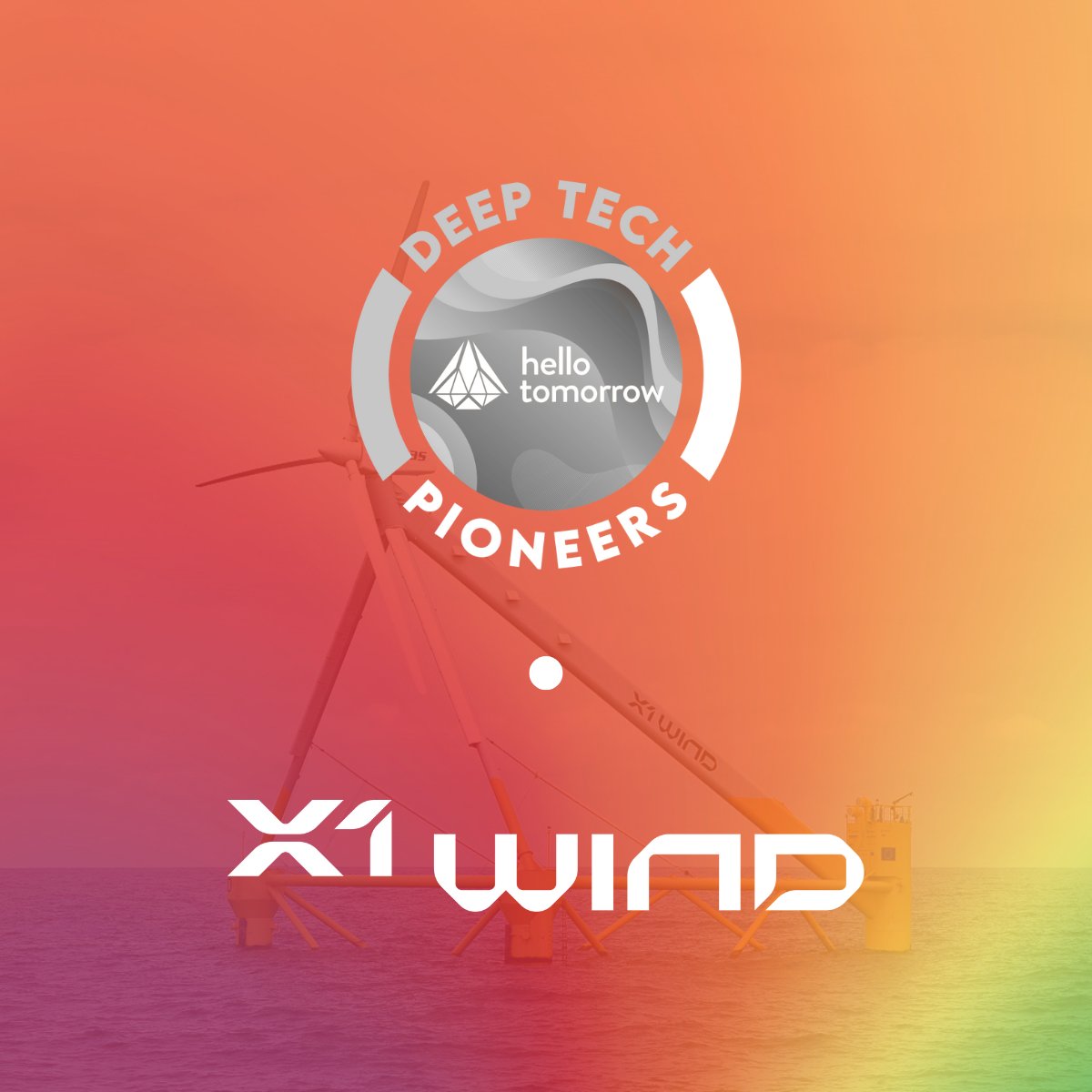 X1 Wind (@x1_wind) on Twitter photo X1 Wind has been selected as a Deep Tech Pioneer in the <a href="/hellotmrc/">Hello Tomorrow</a> Global Challenge 2025!
Join us at the Hello Tomorrow Summit in Paris on March 12-13, where our Director of Strategy & BD, João Neves, will present our PivotBuoy technology.
Come say hi and meet us! X1 Wind has been selected as a Deep Tech Pioneer in the <a href="/hellotmrc/">Hello Tomorrow</a> Global Challenge 2025!
Join us at the Hello Tomorrow Summit in Paris on March 12-13, where our Director of Strategy & BD, João Neves, will present our PivotBuoy technology.
Come say hi and meet us!