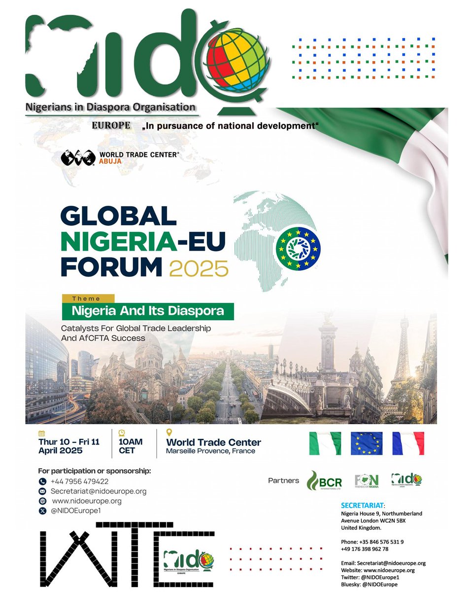 Nigerians in Diaspora Org. Europe (NIDOE) (@nidoeurope1) on Twitter photo #NigeriaNews #NigerianMedia #WTCMarseille #WorldTradeCenter #NIDOEurope #NigeriaForeignAffairs #NIDOEImpact #NIDOEForDevelopment #NIDOEStakeholders #NIDOEInvestment #DiasporaInvestment #NigeriansInTrade #NigeriaEmbassy #DiasporaBusiness #NIDOEConnections #NIDCOM <a href="/NatashaAkpoti/">Natasha Akpoti</a> #NigeriaNews #NigerianMedia #WTCMarseille #WorldTradeCenter #NIDOEurope #NigeriaForeignAffairs #NIDOEImpact #NIDOEForDevelopment #NIDOEStakeholders #NIDOEInvestment #DiasporaInvestment #NigeriansInTrade #NigeriaEmbassy #DiasporaBusiness #NIDOEConnections #NIDCOM <a href="/NatashaAkpoti/">Natasha Akpoti</a>