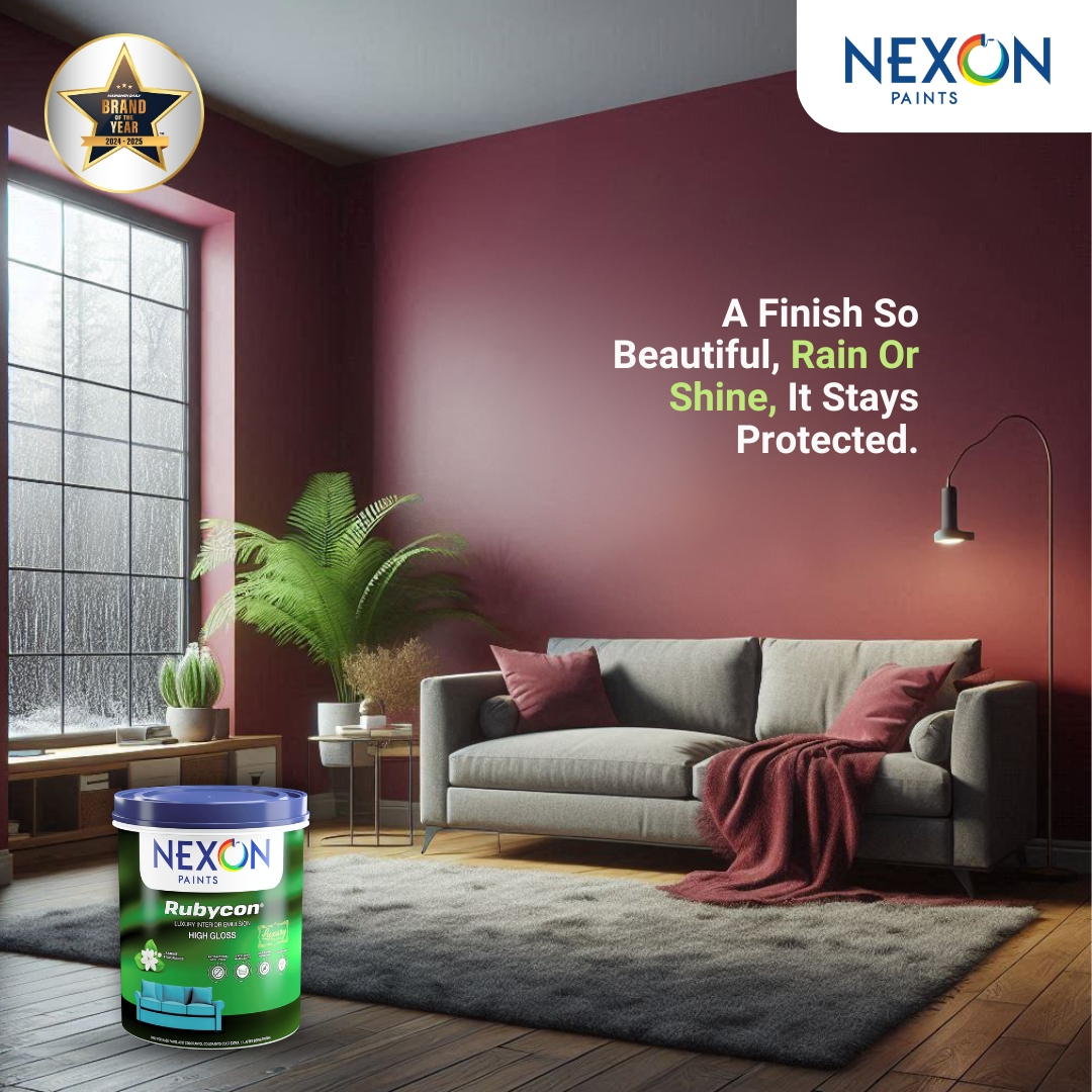 NexonPaints's tweet image. With Rubycon, your walls get the perfect blend of luxury and durability—resisting stains, dirt, and weather, while shining effortlessly! Because beauty should never fade. 💎🎨

#Rubycon #LuxuryFinish #WeatherResistant #ShineThatLasts #NexonPaints #FlawlessWalls #HomePerfection