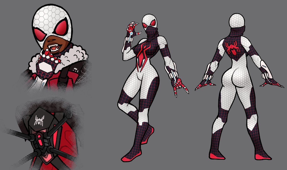 Was just watching #Invincible and got a lil brainworm in my brain that I had to work out.

Something something #INVINCIBLEWAR OC, this is Invinsable. 

The shitty drawing was done by me over a template from somewhere, and the actual art was done by waqwasu.