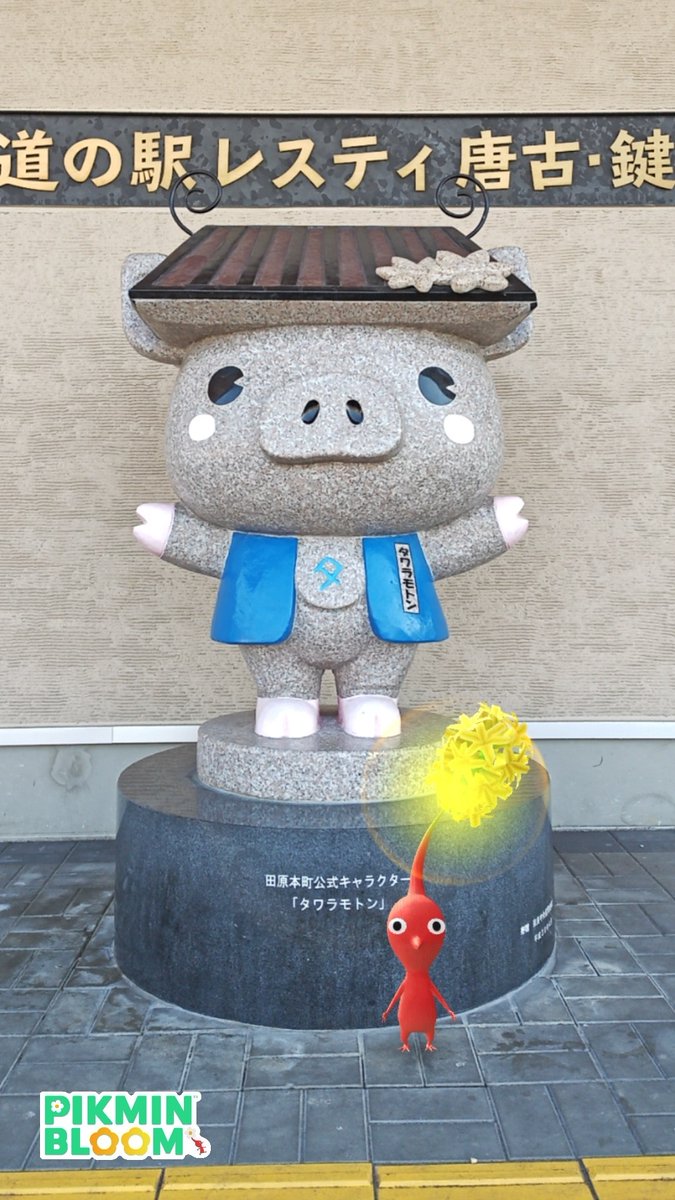 赤ピ、タワラモトンさんといっしょに❤

#ピクミンブルーム #PikminAR