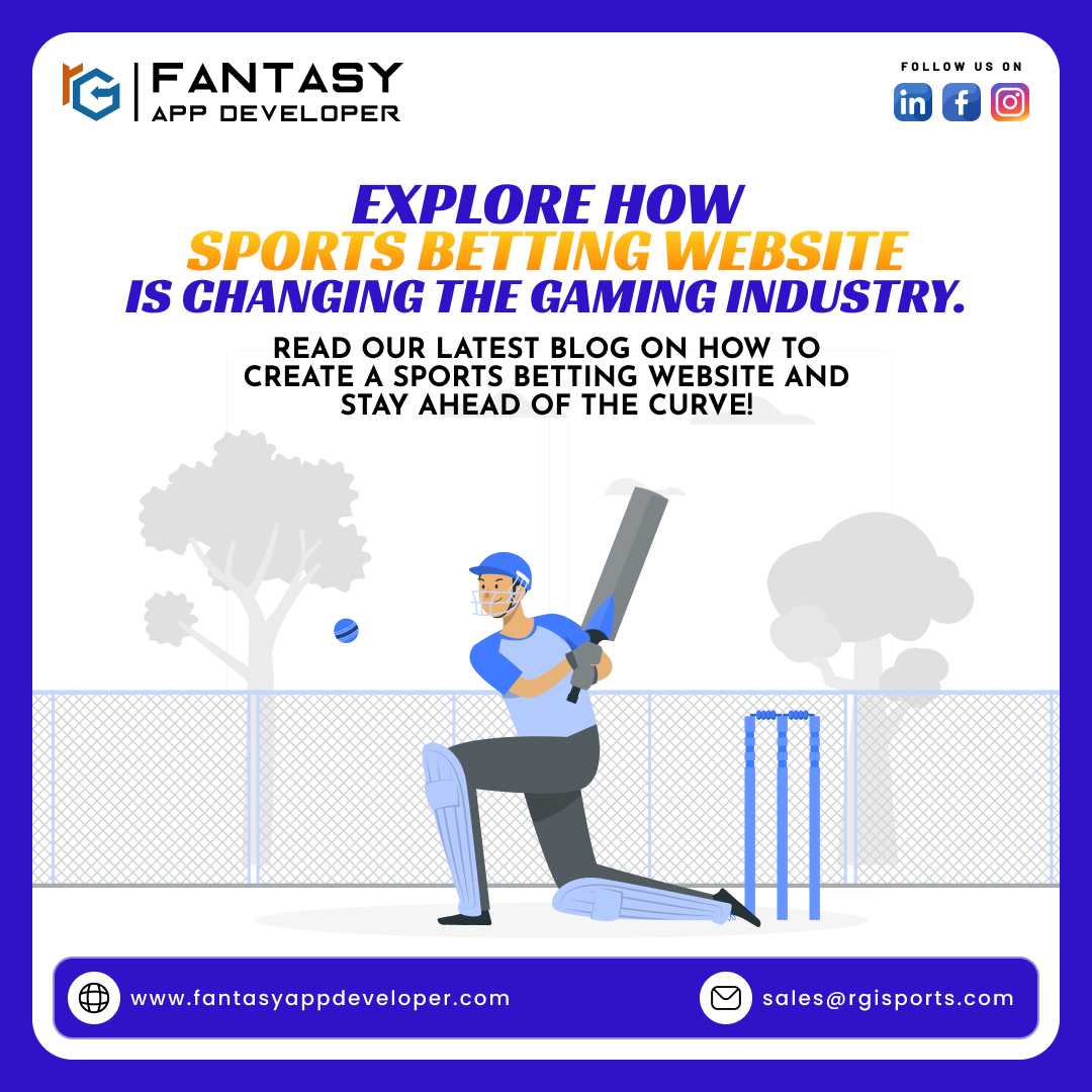FantasyAppDev's tweet image. Want to know more about Sports Betting Website? Check out our latest blog post and get expert tips on How to Create a Sports Betting Website? And stay ahead from competitors.
📞 91-982-868-6605
✉️ sales@rgisports.com
🌐 fantasyappdeveloper.com/how-to-create-…
#FantasyAppDevelopment #Sport