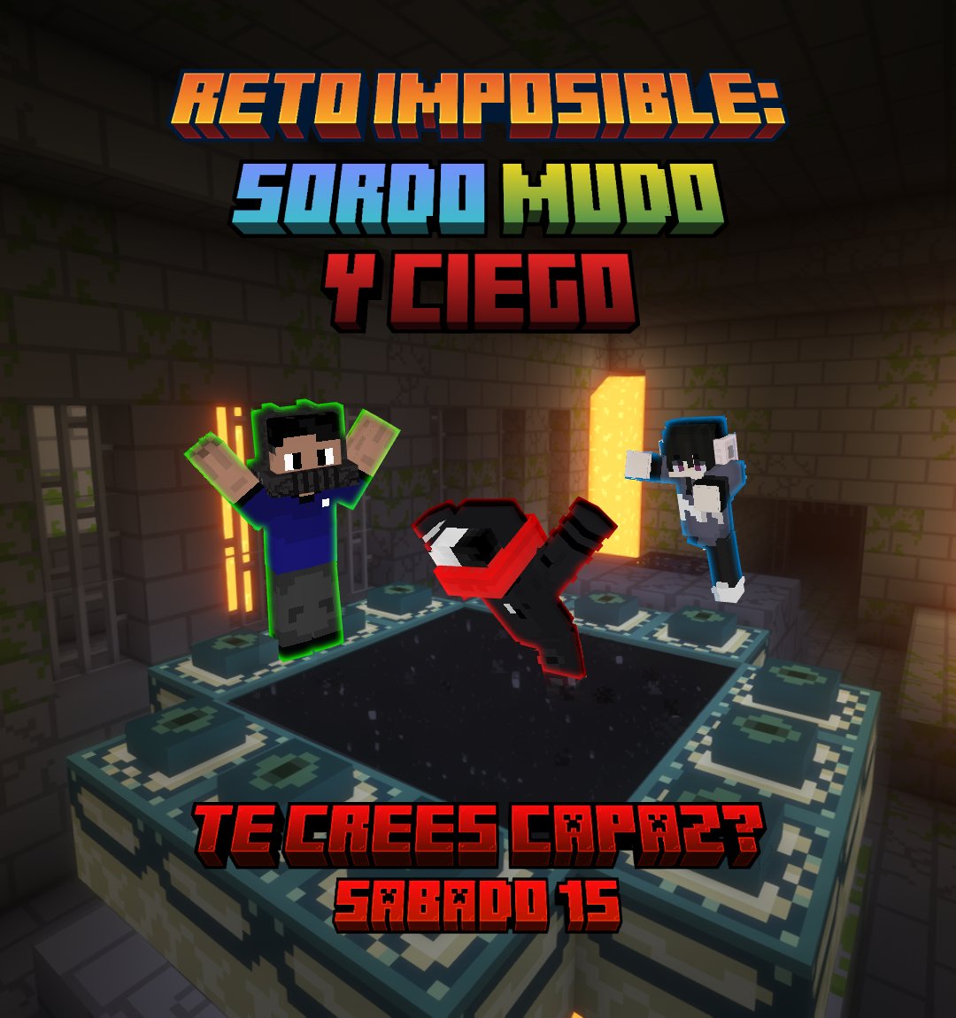 🚨PRIMERA EDICIÓN DEL RETO MAS DIFÍCIL DE MINECRAFT🔥
8 Equipos demostrarán quienes son los mejores🏆
Sabado 15 a las 6 pm 🇦🇷
Evento hosteado por <a href="/HolyHosting/">HolyHosting</a> 🥇
Formulario individual / equipos en comentarios👇
Me ayudas mucho con ❤️+ ♻