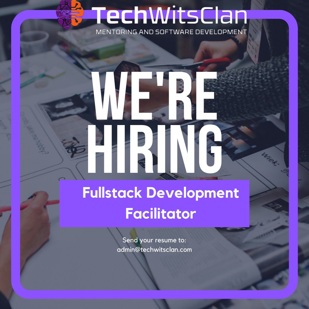 TechWitsClan's tweet image. Would you like to join us??
Kindly send a dm.

Thank you 

#techwitsclan #zelena #AbujaTwitterCommunity #fullstackdevelopment #productmanagement #tuesday #TechSolutions