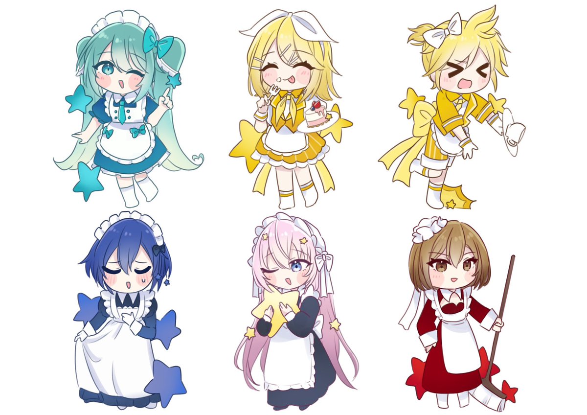 พวงกุญแจ Vocaloid ที่จะขายในงาน #CQ8 ค่ะ🩵