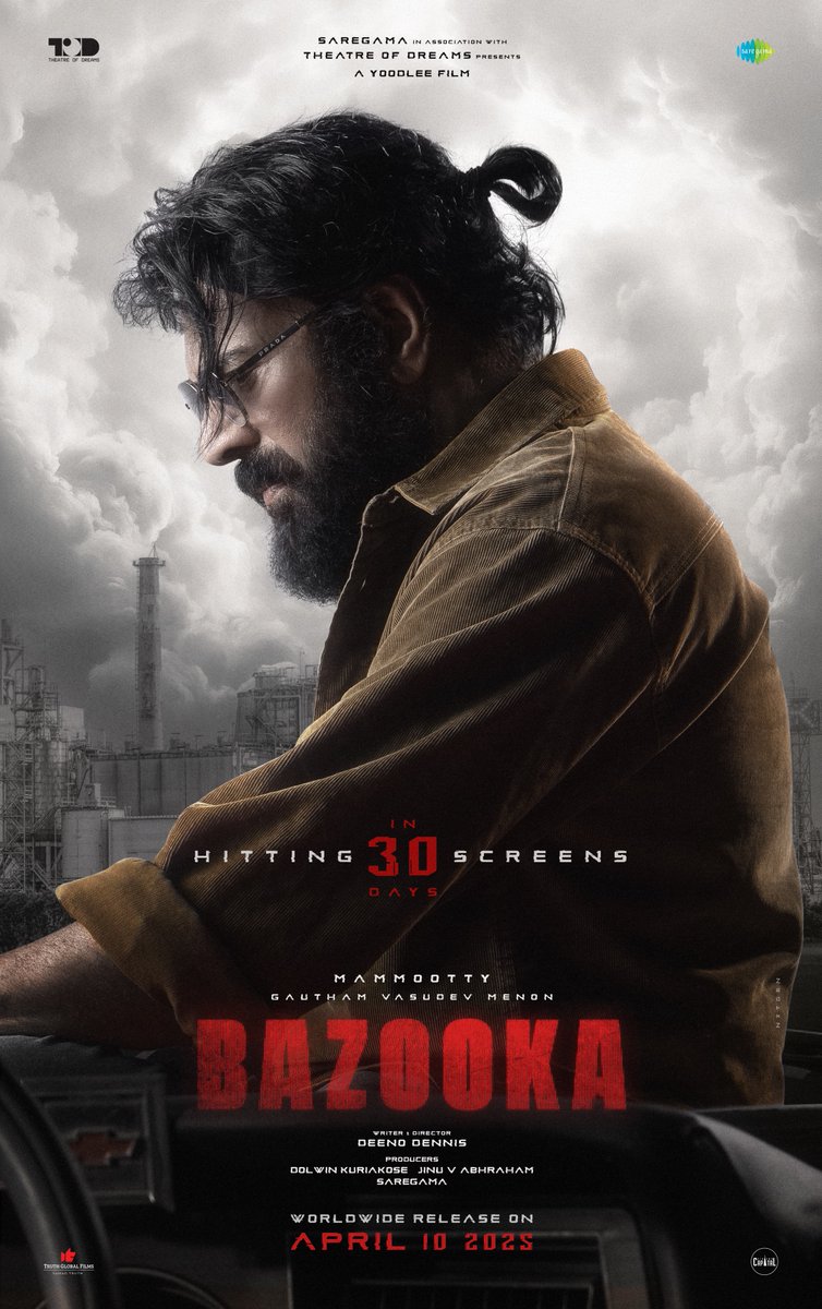 mammukka's tweet photo. 30 Days to Go for #Bazooka
Hitting Screens Worldwide On April 10

#BazookaFromApril10 https://t.co/aWNTllvuE0