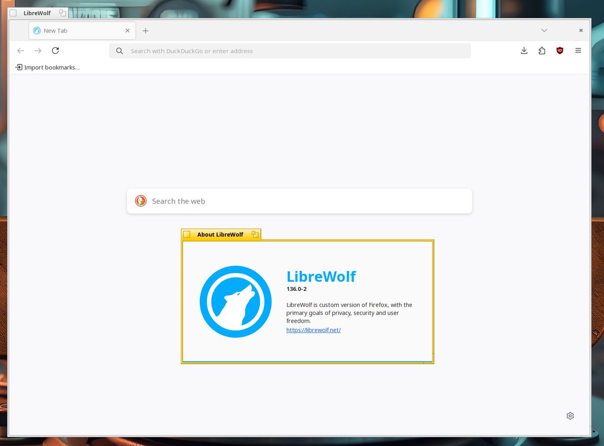 threedeyes's tweet image. LibreWolf  136.0 for @haikuos #librewolf
