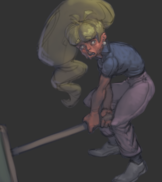 Gib_RutLedge's tweet image. doin' some colored sketches of indie game char
#Pseudoregalia #going_under