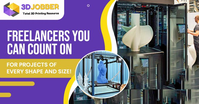Need a reliable 3D printing freelancer? Whether it's a small model or a large-scale prototype, we've got experts for every project! 🖨️
Post your job on #3DJobber and connect with skilled professionals today! 🚀
🌐 3djobber.com

#3DPrinting #Freelancers #Innovation