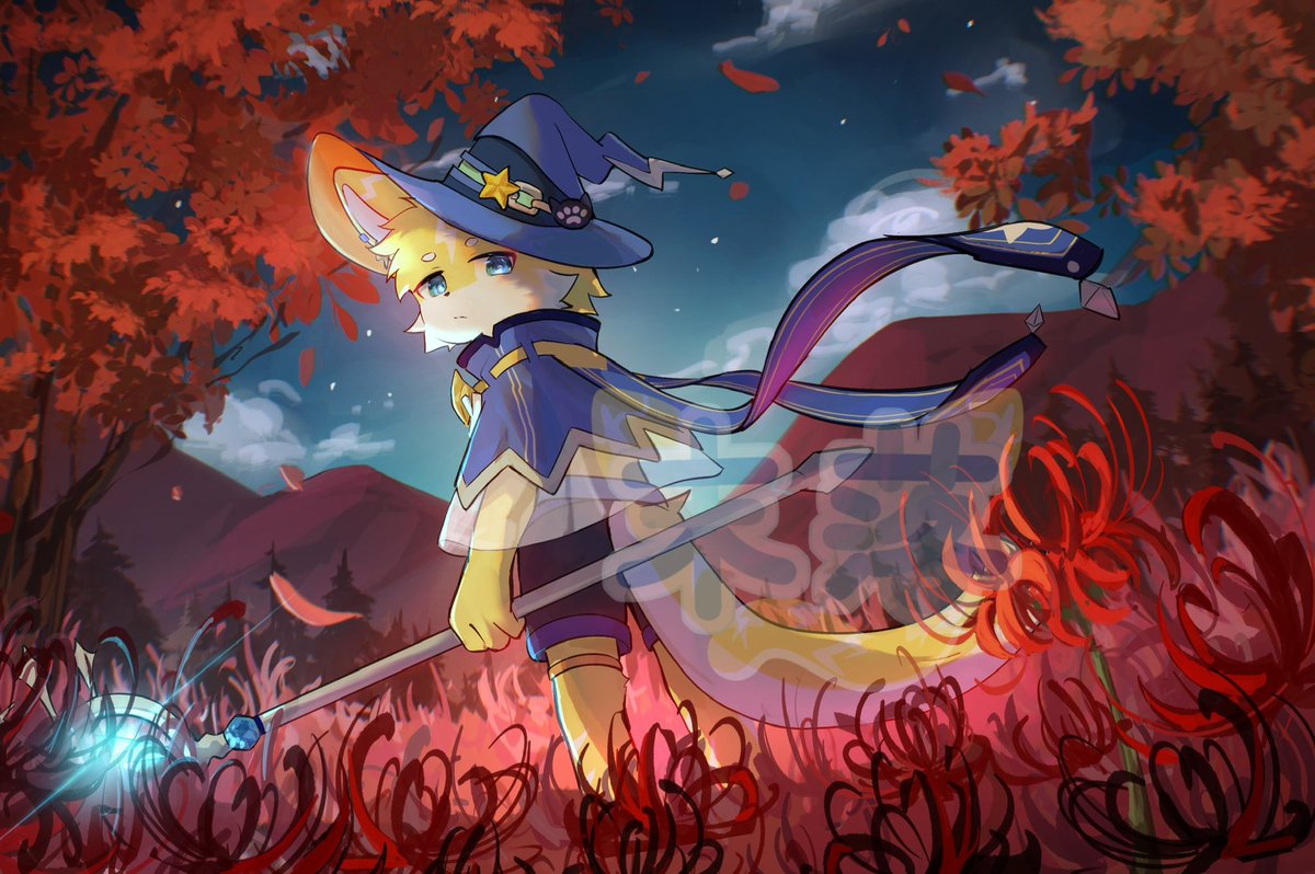 我们终将会在那片花海里再相见。

🎨：<a href="/brainnotworkin/">laggy</a>