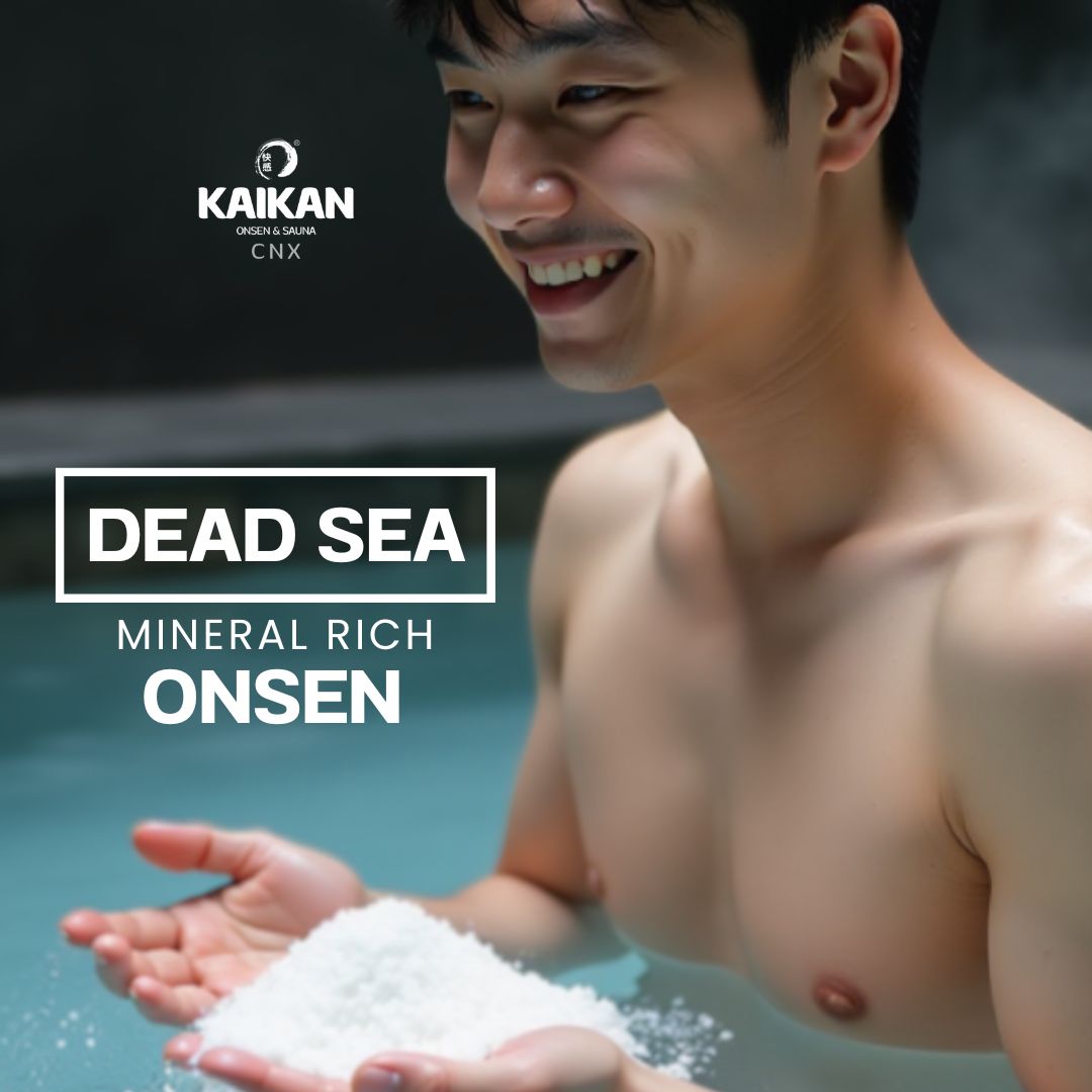 ลงแร่ใหม่ อากาศร้อนทำให้ผิวแห้ง แต่ ออนเซ็นน้ำแร่เดดซี ช่วยได้! อุดมไปด้วยแร่ธาตุบำรุงผิว ช่วยให้ความชุ่มชื้น บรรเทาผิวเสียจากแสงแดด และทำให้ผิวกระจ่างใสตลอดฤดูร้อน
Summer heat can dry out your skin, but our Dead Sea mineral onsen is here to help! Packed with skin-nourishing