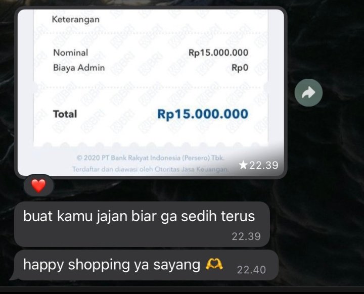 powvetic's tweet image. notif chat yg diinginkan ketika lagi sedih: