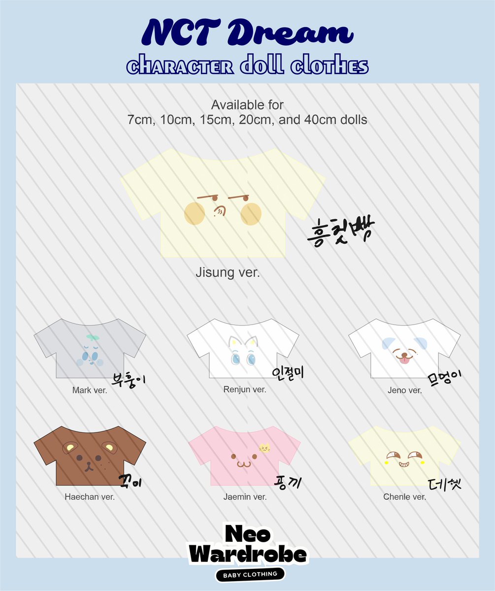 JPN🇯🇵 G.O | PLEASE RT

NCT 127 Starfish tee
NCT Dream Character tee
by <a href="/NeoWardrobes/">Neo Wardrobe</a> 

⭐️2次入金制
⭐️2025/03/28 23:59 まで
⭐️入金フォーム↓
127 lmkwm.cart.fc2.com/ca0/313/p-r-s/
Dream lmkwm.cart.fc2.com/ca0/314/p-r-s/

詳細は入金フォームを確認してください〜！