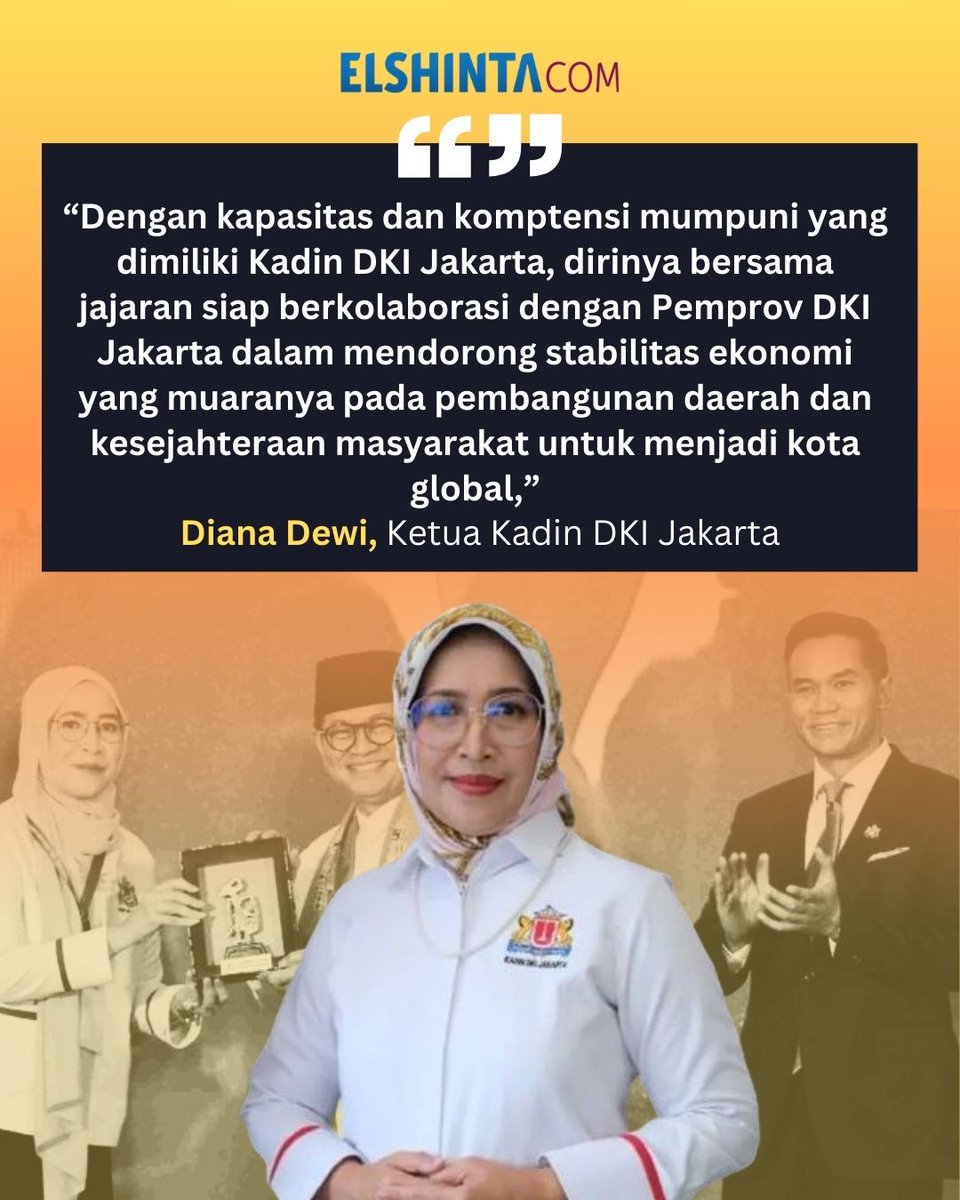 TuriSatya's tweet photo. Setiap kebijakan yang diambil Kadin DKI Jakarta berdampak luar biasa untuk Jakarta #KiprahKadinJktDiapresiasi https://t.co/n2iuIE4Xwv