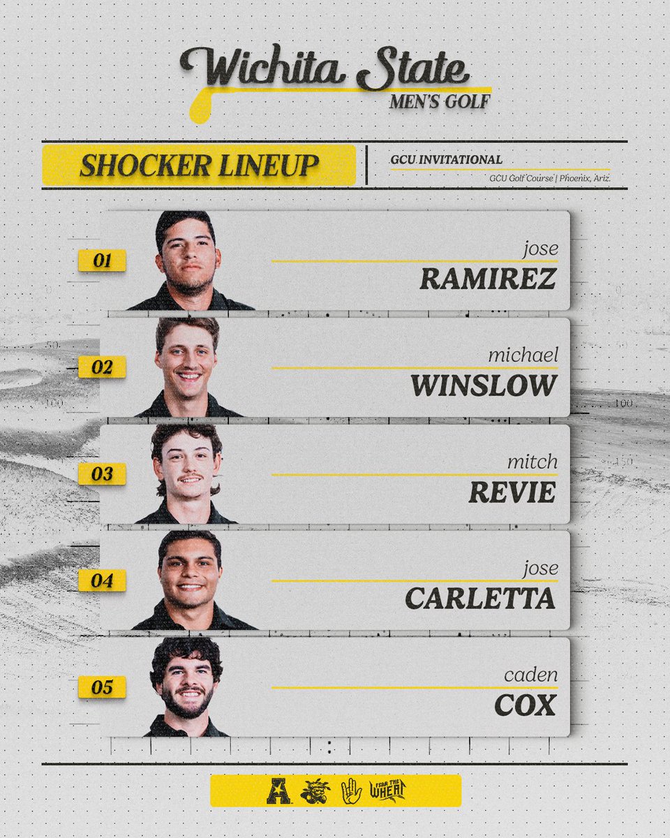 Back in action!

🏆 GCU Invitational
⛳️ GCU Golf Course
📍 Phoenix, Ariz.
📆 Mar. 11-12
📊 linktr.ee/GoShockersMGLF