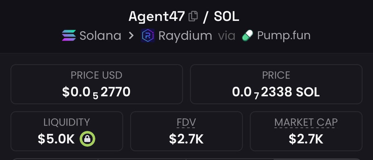 cryptotailor07's tweet photo. Bought in on #Agent47 early at $2.7k MCap

Let's do more 🔥 

$FLAPPY $ALON $GWOK $KLAUS $BB #Elonghis #Solargrok $AWON #Bawwon $ASTRA $BYTE $FKEK $ELON $MOON $GROKIT $RFUN $JAIL #Chainsaw $KAYEN $COC $BOLT #Zestronix #Yesgrok https://t.co/JlH9dQoM32