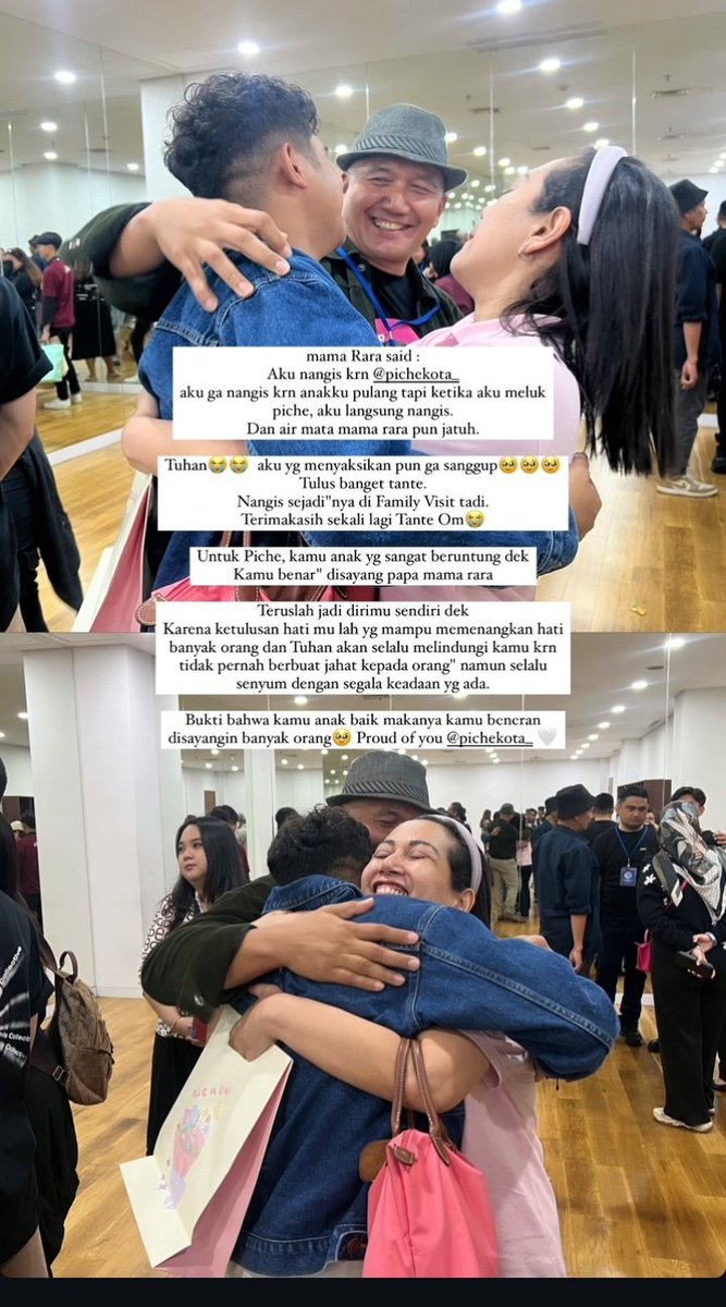CeweRowooonn's tweet photo. KELUARGA RAROYY ALWAYS SUPPORT PICHE 
THANK YOU TANTE RANYYY 🤍🤍
KLIATAN BANGET SAYANG SAMA ABANG PICHEE...TULUS BANGETTT!! 
POKONYAA BAKALANN NUNGHU KARYA" TERBAIK RARAAA DAN ABANG PICHE JUGA BAKALAN NYUSUL RARA SEMOGA BISA SEPROJECT BRENGG🙌🏻🙌🏻🙌🏻 https://t.co/M7BzkrWlmT