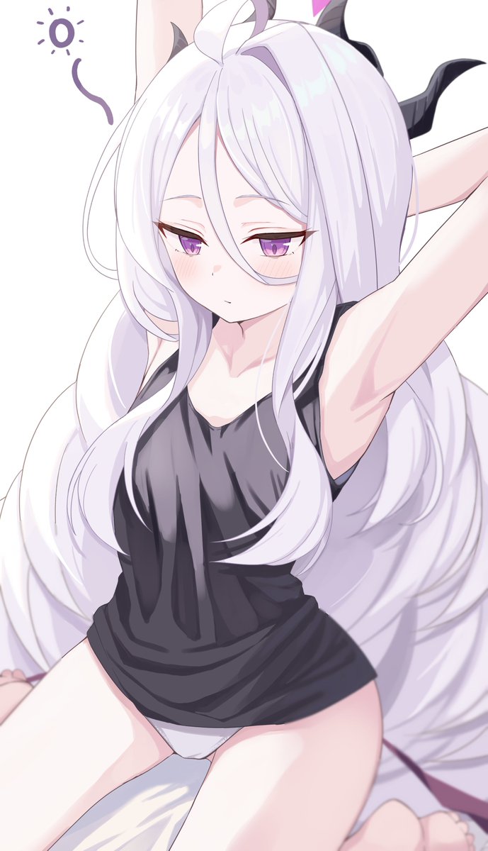 寝起き
#ブルアカ #空崎ヒナ