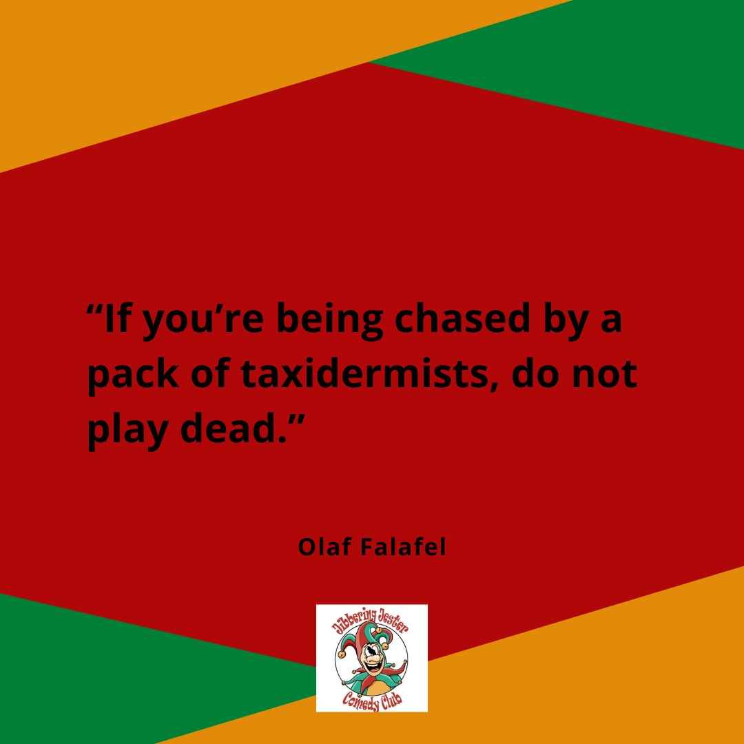 Jibberingjester's tweet photo. Joke of the day!

#jibberingjester #comedy  #jokes  #jokeoftheday #comedian #standup #standupcomedy #funny #oneliners #witty #wittyquotes https://t.co/xYJXLGuPUm