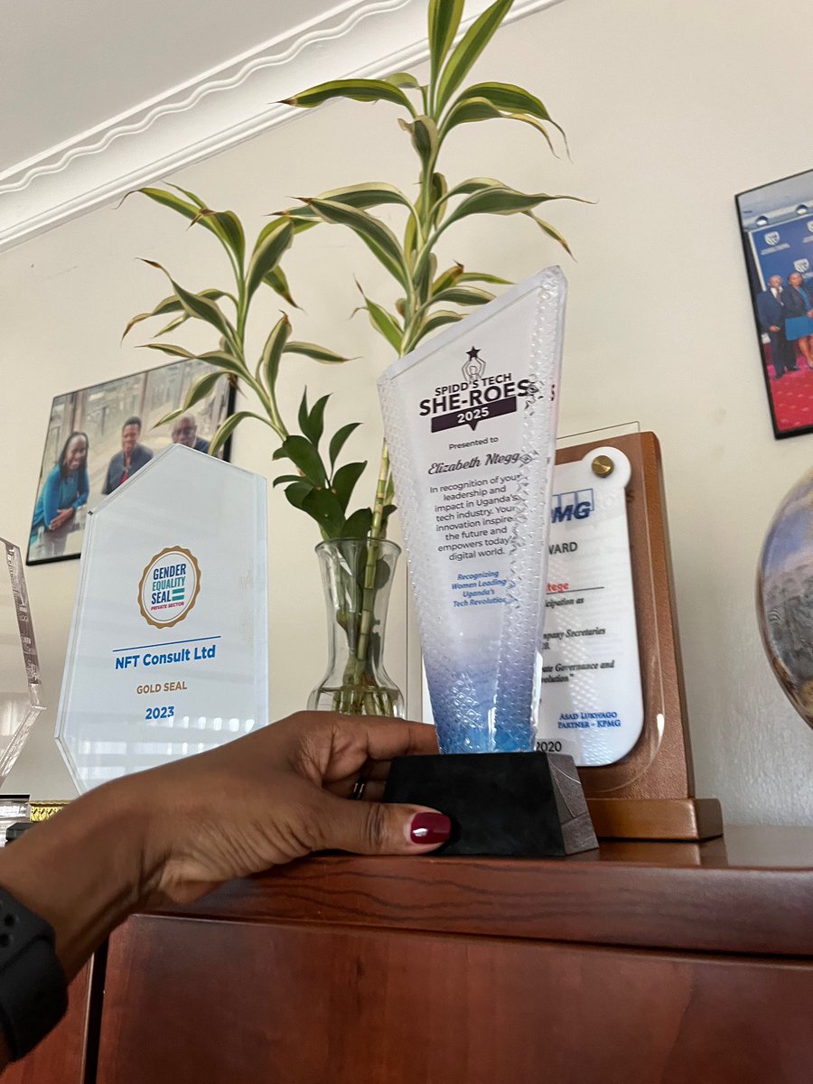 nftconsult's tweet image. Last week, our Group CEO, @ElizabethNtege, was recognized as a Spidd Africa Tech She-Roe 2025 for her outstanding contributions to Uganda’s ICT sector, #workforcetransformation, and #digitalinnovation! 

Join us in congratulating a leader, innovator, mentor and advocate!