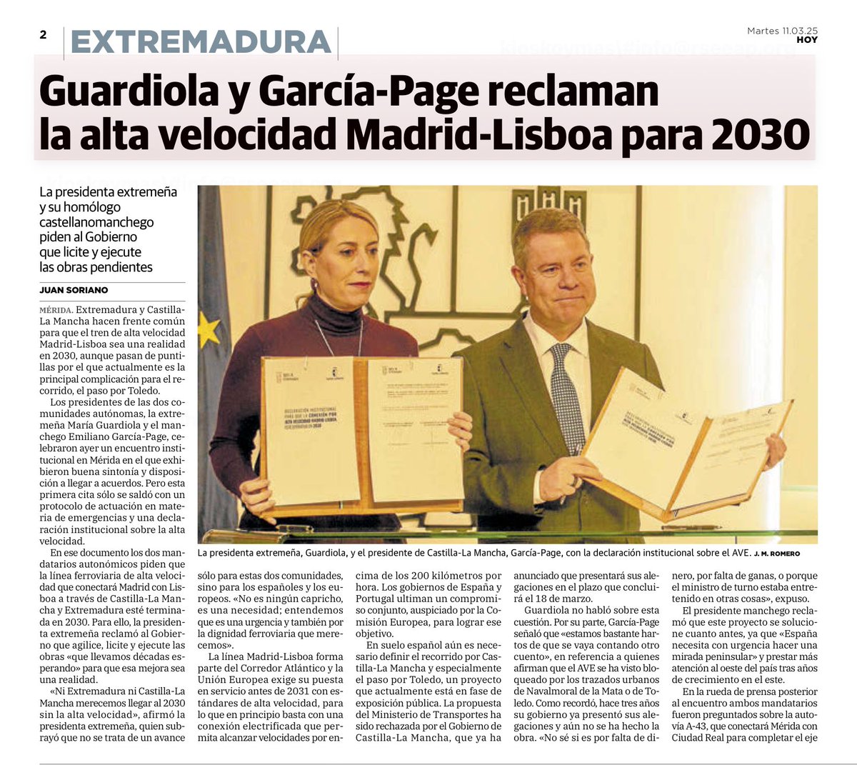 Uniendo voluntades para poder avanzar en proyectos compartidos.