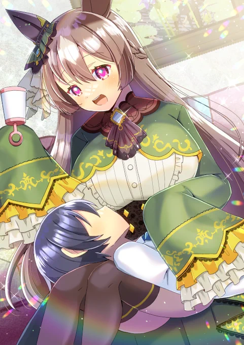 ウマ娘のサトノダイヤモンドを描かせて頂きました!リクエスト有難うございます #Skeb #ウマ娘 #サトノダイヤモンド 