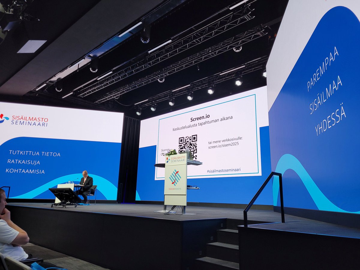 40. Sisäilmastoseminaari starttaa kohta! <a href="/siuutiset/">Sisäilmayhdistys ry</a> on tehnyt merkittävän työn edistäessään tutkitun sisäilmatiedon jakamista. On kunnia saada olla mukana kertomassa <a href="/TerveetTilat/">Terveet tilat 2028</a>-ohjelman tuloksista 😀