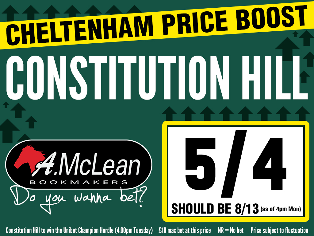 amcleanbookies's tweet image. Have we gone mad on this one? 
Surely easy money 🤑

👉Available Inshop + Telebetting
☎️ 0800 121 4567

#Cheltenham2025 
#PriceBoost