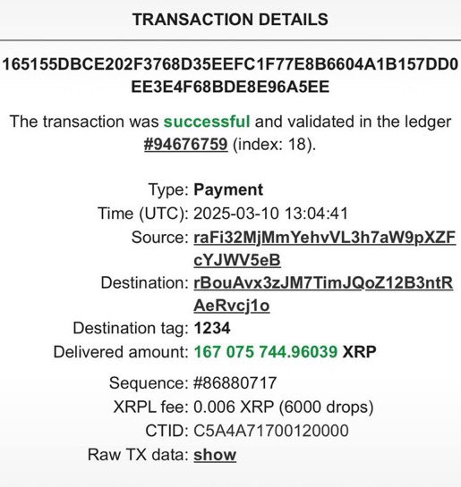 Steph_iscryptoC's tweet image. 💥 #XRP WHALE ALERT

167.08M XRP ($367.69M) MOVED BETWEEN UNKNOWN WALLETS.

WHAT&apos;S BEHIND THIS MASSIVE XRP MOVEMENT?