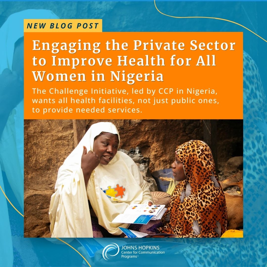 Johns Hopkins Center for Communication Programs (@johnshopkinsccp) on Twitter photo In Lagos, 60% of health facilities are private, yet often overlooked in family planning. The Challenge Initiative, led by <a href="/JohnsHopkinsCCP/">Johns Hopkins Center for Communication Programs</a> in Nigeria, aims for all health facilities to provide essential services.
How? Read more👇
🔗 ccp.jhu.edu/2025/03/10/nig…
<a href="/tciurbanhealth/">The Challenge Initiative - TCI</a> In Lagos, 60% of health facilities are private, yet often overlooked in family planning. The Challenge Initiative, led by <a href="/JohnsHopkinsCCP/">Johns Hopkins Center for Communication Programs</a> in Nigeria, aims for all health facilities to provide essential services.
How? Read more👇
🔗 ccp.jhu.edu/2025/03/10/nig…
<a href="/tciurbanhealth/">The Challenge Initiative - TCI</a>