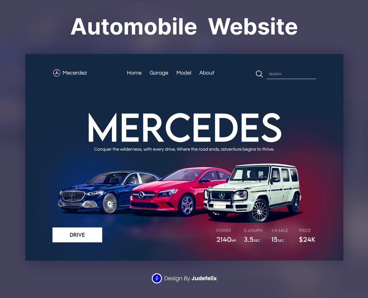 chucks_x's tweet photo. Sleek Hero section for Automobile Brand
#fictionalDesign https://t.co/Ak0PjvIaDW