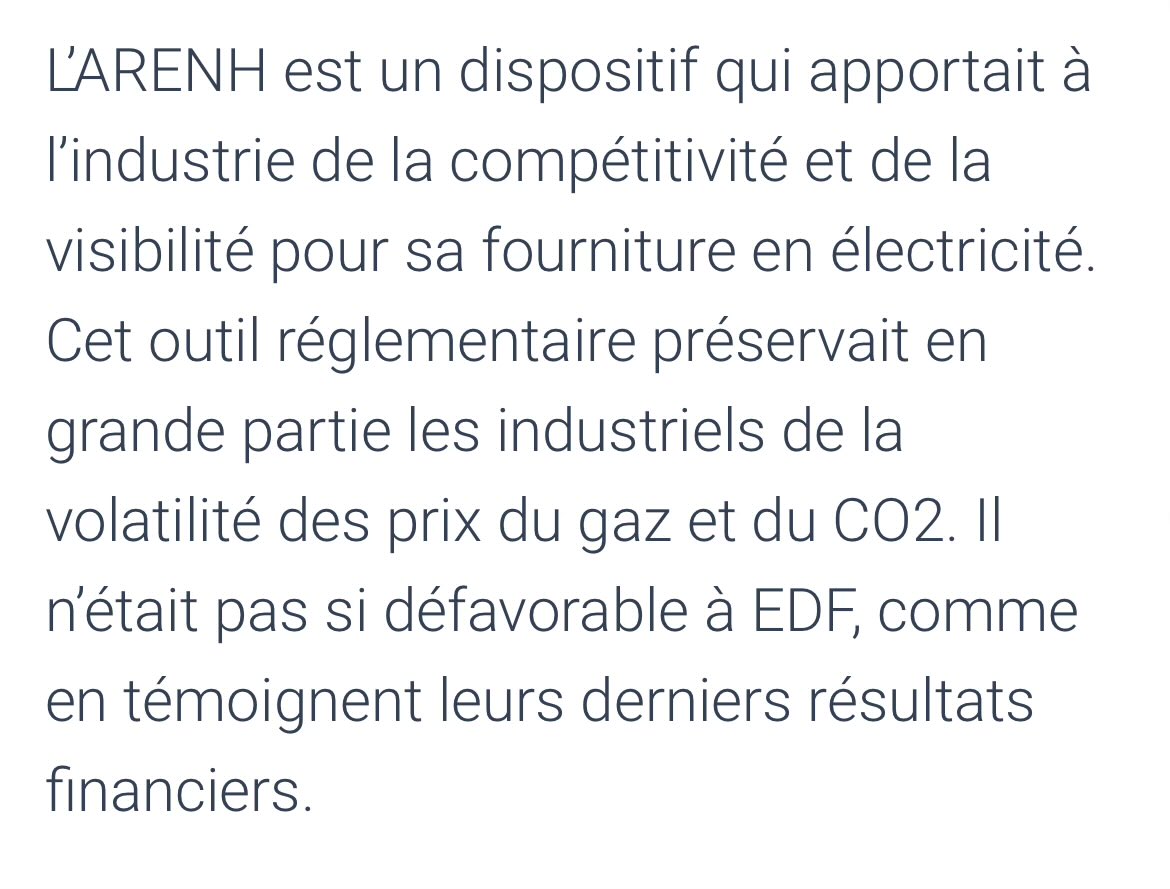 Et dire que beaucoup ont répété à l’envie ces éléments de langage mensongers selon lesquels l’Arenh était un poison…
francechimie.fr/france-chimie-…