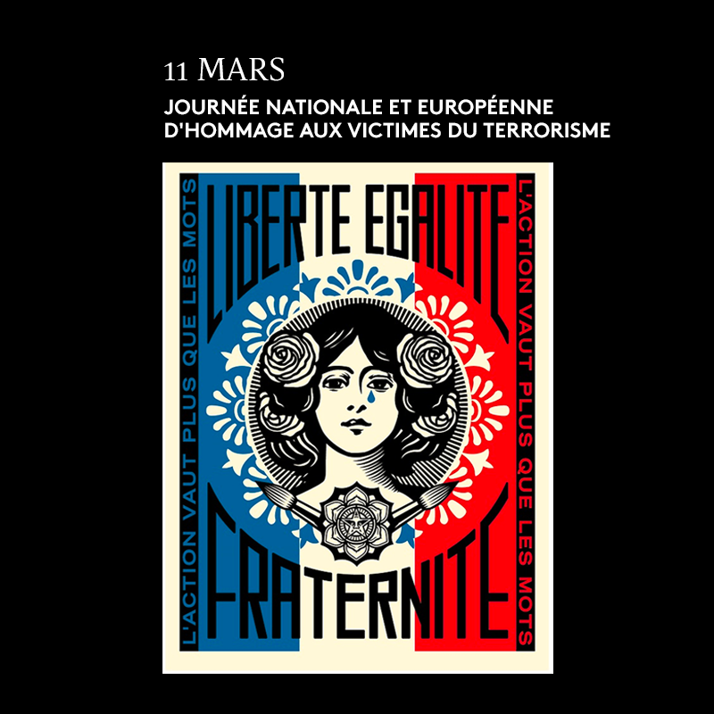 Avec_Edouard's tweet photo. ⚫️ 11 mars | Journée nationale et européenne d'hommage aux victimes du terrorisme.

Souvenons-nous de toutes celles et tous ceux qui sont tombés. N'oublions pas leurs noms, leurs visages et leurs histoires.

Pensons à ce qui nous unit : la solidarité, la fraternité, la liberté et cet esprit de résistance qui fait la France si grande.