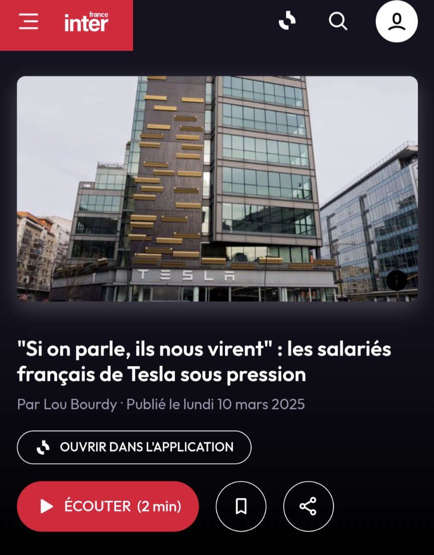 nicolaspopy's tweet image. Reportage bidonné chez France Inter ?

Les micro-trottoir et témoignages anonymes permettent de choisir l&apos;angle d&apos;un reportage pour lui faire dire ce qu&apos;on veut. #Tesla #FranceInter #Bashing