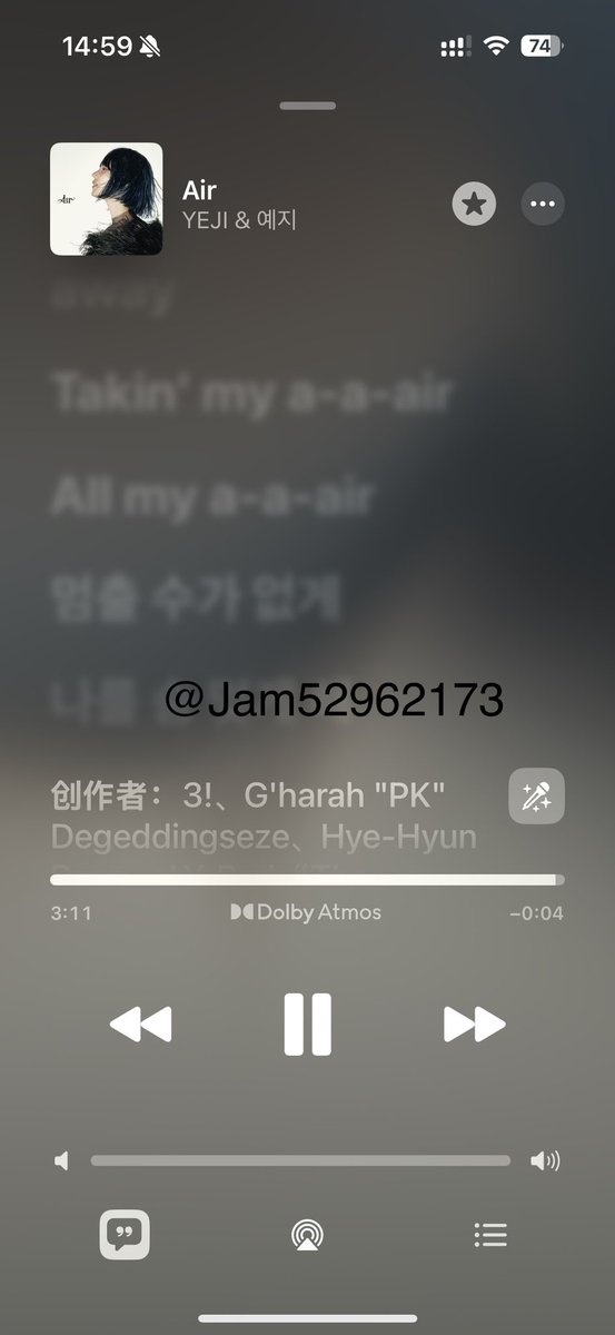 Jam52962173's tweet photo. #ITZY #있지 #YEJI #예지 #YEJI_AIR
#YEJI_Air_Streaming #MIDZY https://t.co/K3B0X6km4V
