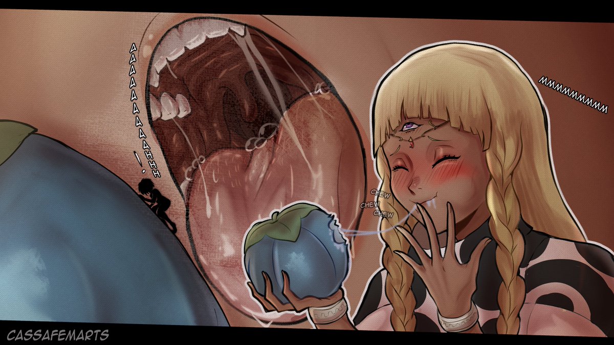 Cassa 🔞 (@cassafem) on Twitter photo Drunk-Quenching Savory
Eupha won the Metaphor popularity contest, so she celebrates by eating many Dragon Tear Fruits.
#Sizetwitter #giantess #巨大娘 Drunk-Quenching Savory
Eupha won the Metaphor popularity contest, so she celebrates by eating many Dragon Tear Fruits.
#Sizetwitter #giantess #巨大娘