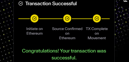 Soke_Decentra's tweet photo. Day 27 of #100DaysOfMove
Movement Mainnet is LIVE | The chain is real!
What have you done on Mainnet so far? For me:
β
Bridged to Mainnet using https://t.co/1kivPnYuJb
β
Created my degen account on @WarpGateX
β
Traded & deployed a few contracts
...and now, the real building begins! π₯
LFMπ¨
@movementlabsxyz @coopsmoves @Rahatcodes @GorillaMoverz @0xShayan @rushimanche