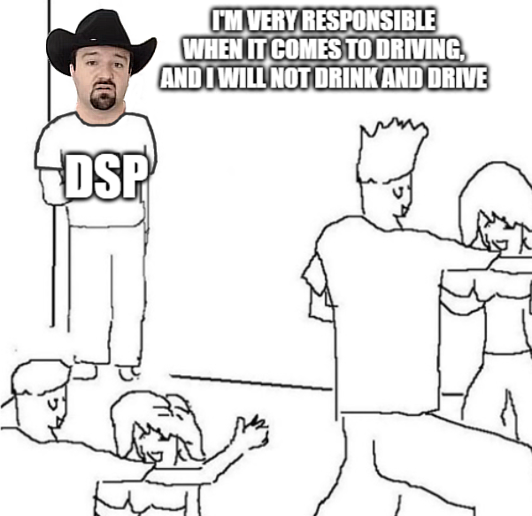 Just watching Ack the King #44 + Avowed Until Tip with <a href="/ThatBeing_Said/">That Being Said</a> and <a href="/BookkeeperAtlus/">Atlus The Bookkeeper</a> 

Just at the drinking and driving story, and I can assume that this is DSP was like when he was asked to be the designated driver.
