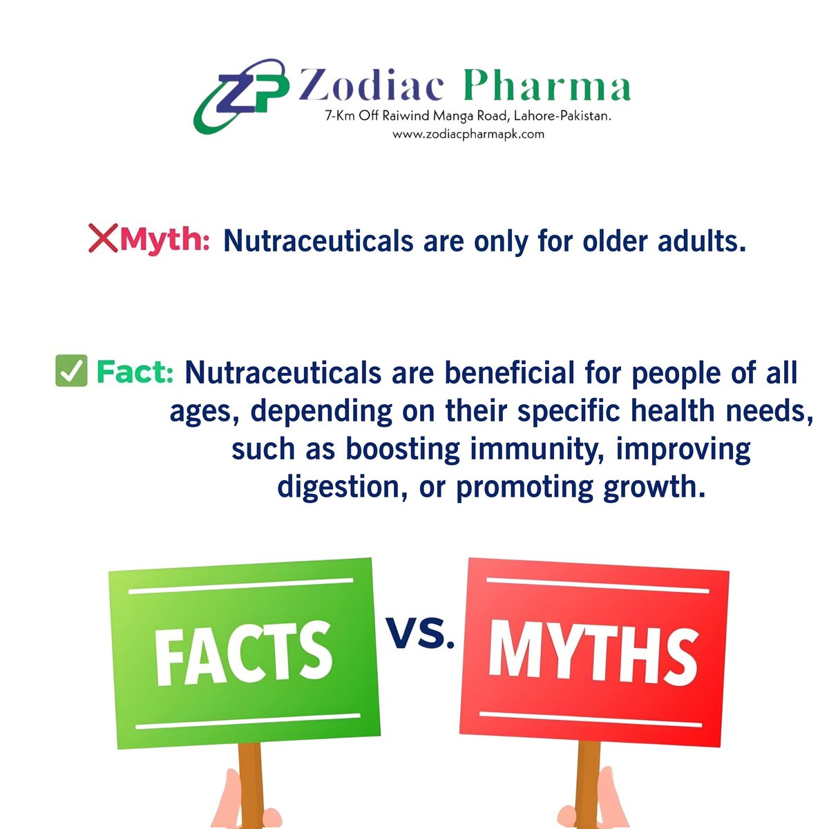 ZODIACNEWSPK's tweet photo. 💡 Facts vs. Myths 💭

Let's bust the age limited myth and dive into the truth. 🔍💯

Don't believe everything you hear! Please read the truth and stay informed. 🌟

#FactsVsMyths #MythBusted  #nutraceuticals #pharmaceutical #medicine #zodiacpharma
#theagelimitedmyth https://t.co/gzLVylDpEH